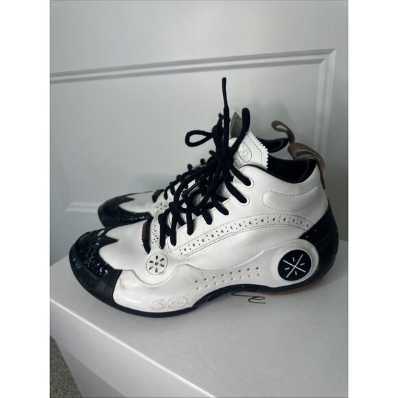 LiNing Way of Wade 10 “Gentleman” Basketball Shoes White/BlackSKU ABAS075-6 7.5 - Picture 4 of 16